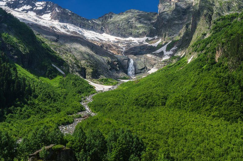 Pro водопады Домбая фото превью