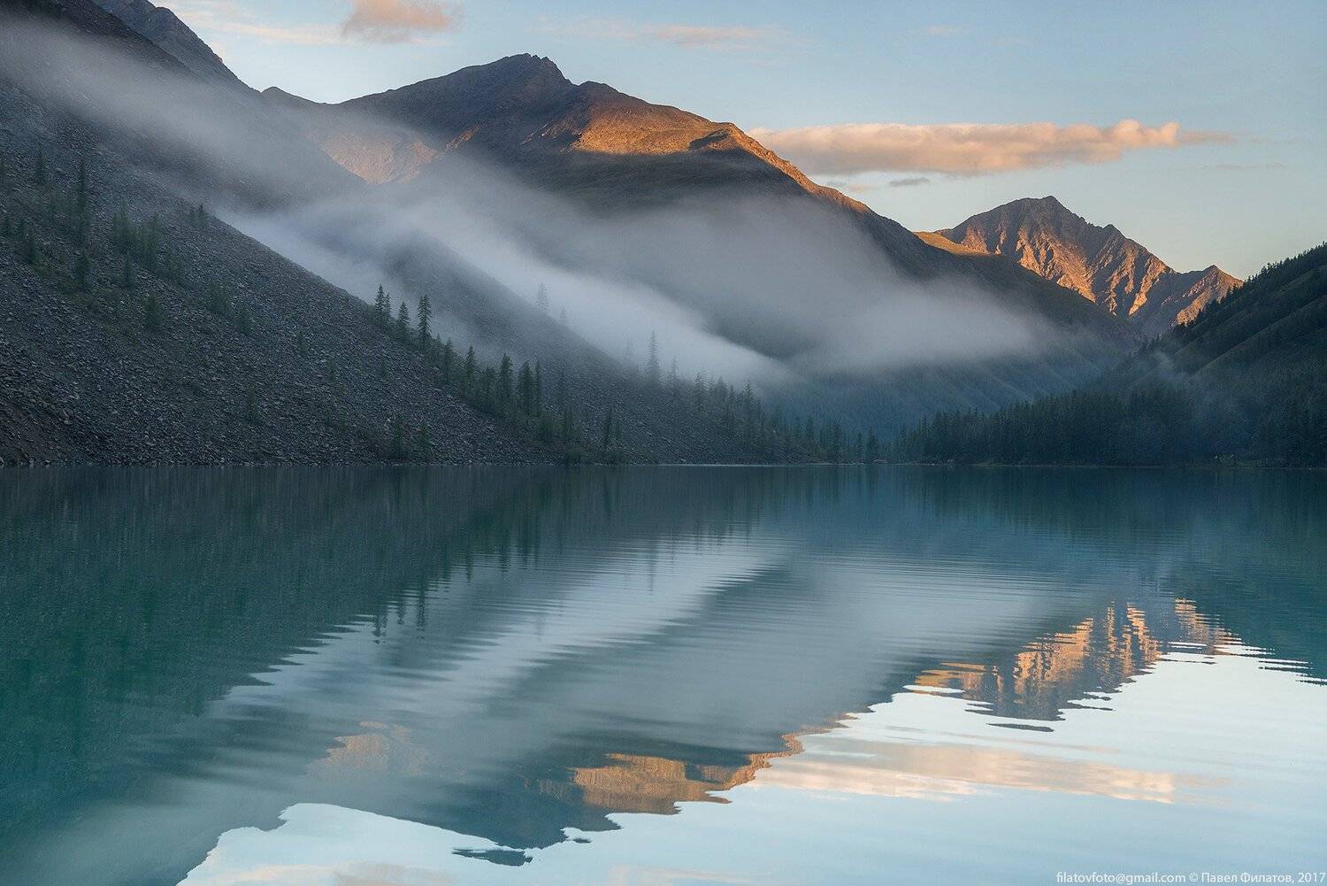 алтай, сибирь, siberia, лето, шавлинские озера, altai, утро, рассвет, бирюза, Павел Филатов