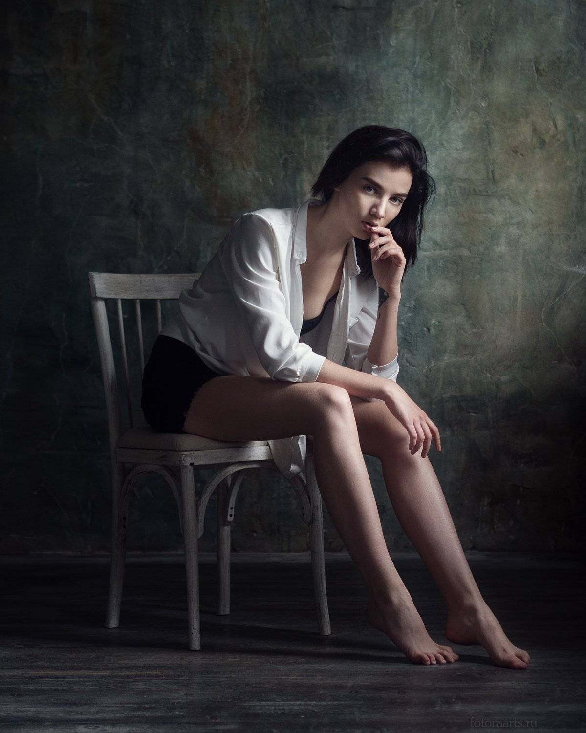 портрет, девушка, Сергей Мартынов