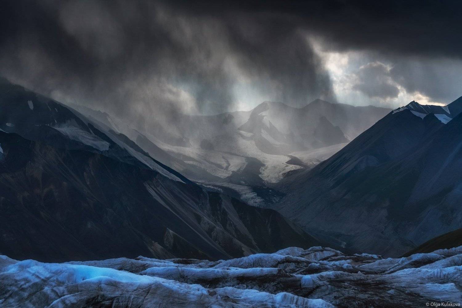 баянкол, ледник, горы, дождь, тянь-шань, Ольга Кулакова
