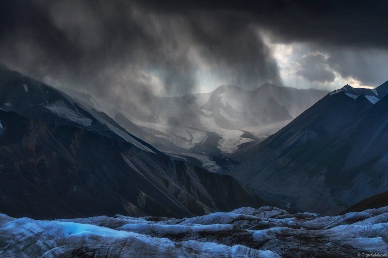 баянкол, ледник, горы, дождь, тянь-шань Горные дожди фото превью