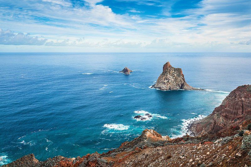 anaga tenerife тенерифе остров океан канары Roques de Anaga фото превью