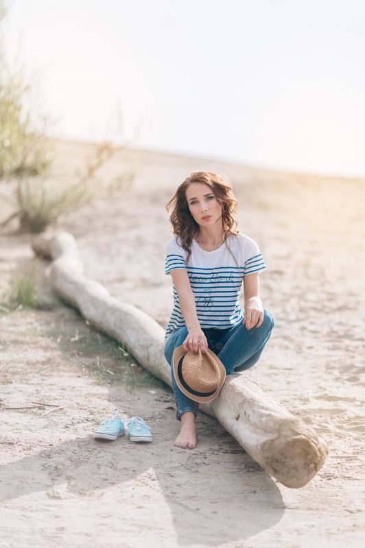 девушка, портрет, прогулка  фото превью