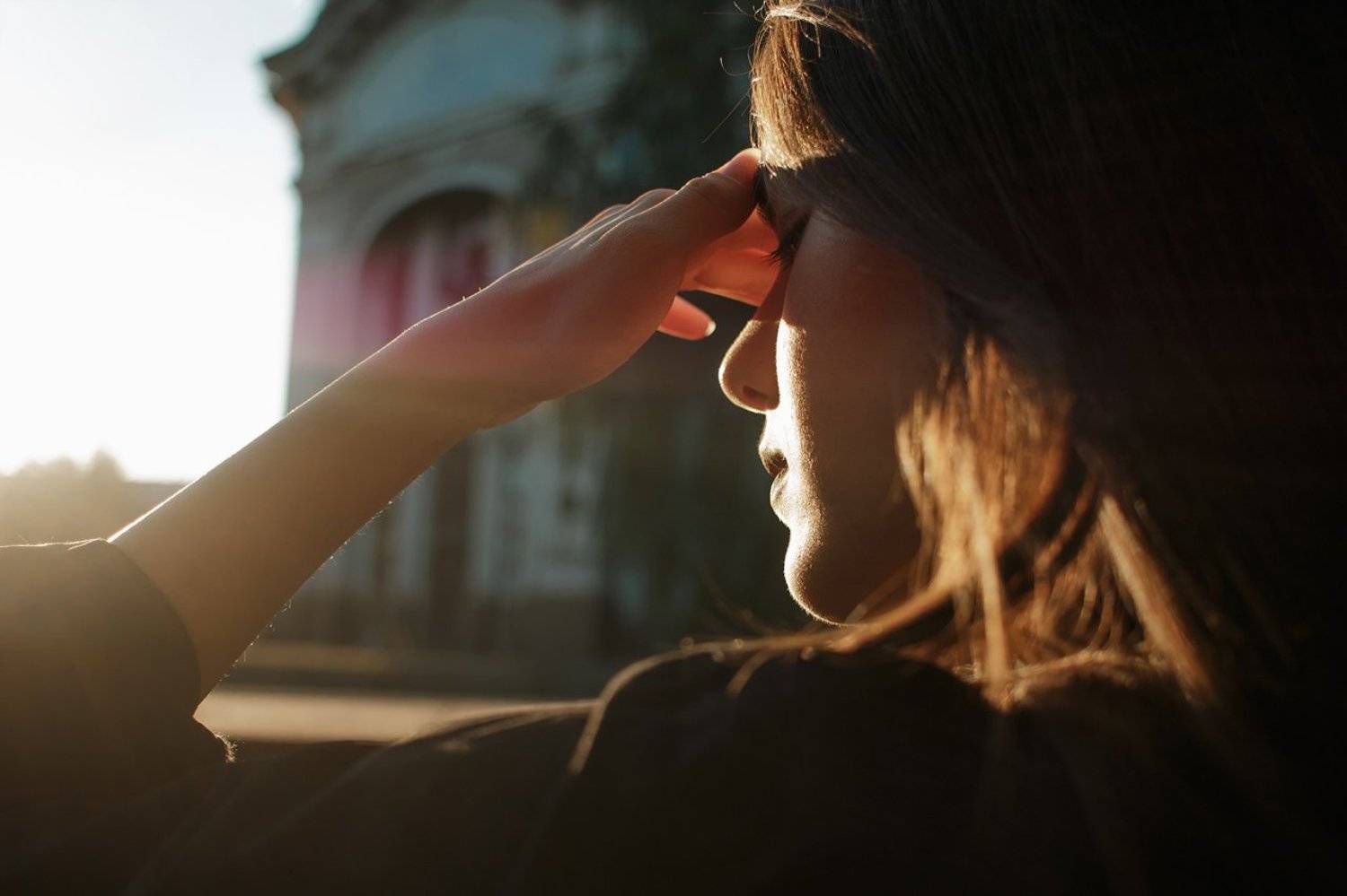 girl, sundown, portrait, Александр Емельянов