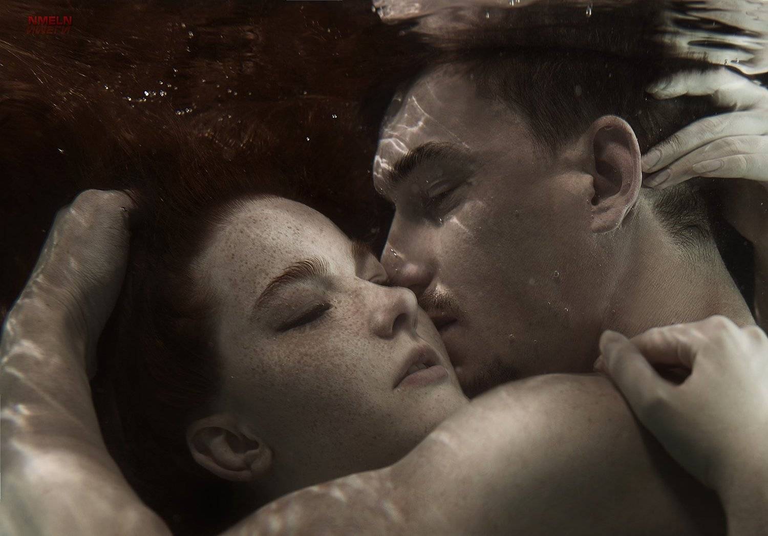 подводой, девушка, рыжая девушка, любовь, подводный фотограф, чувства, подводное фото, Ника Мельн