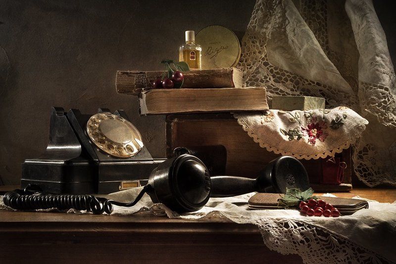 Телефончик черный фото превью