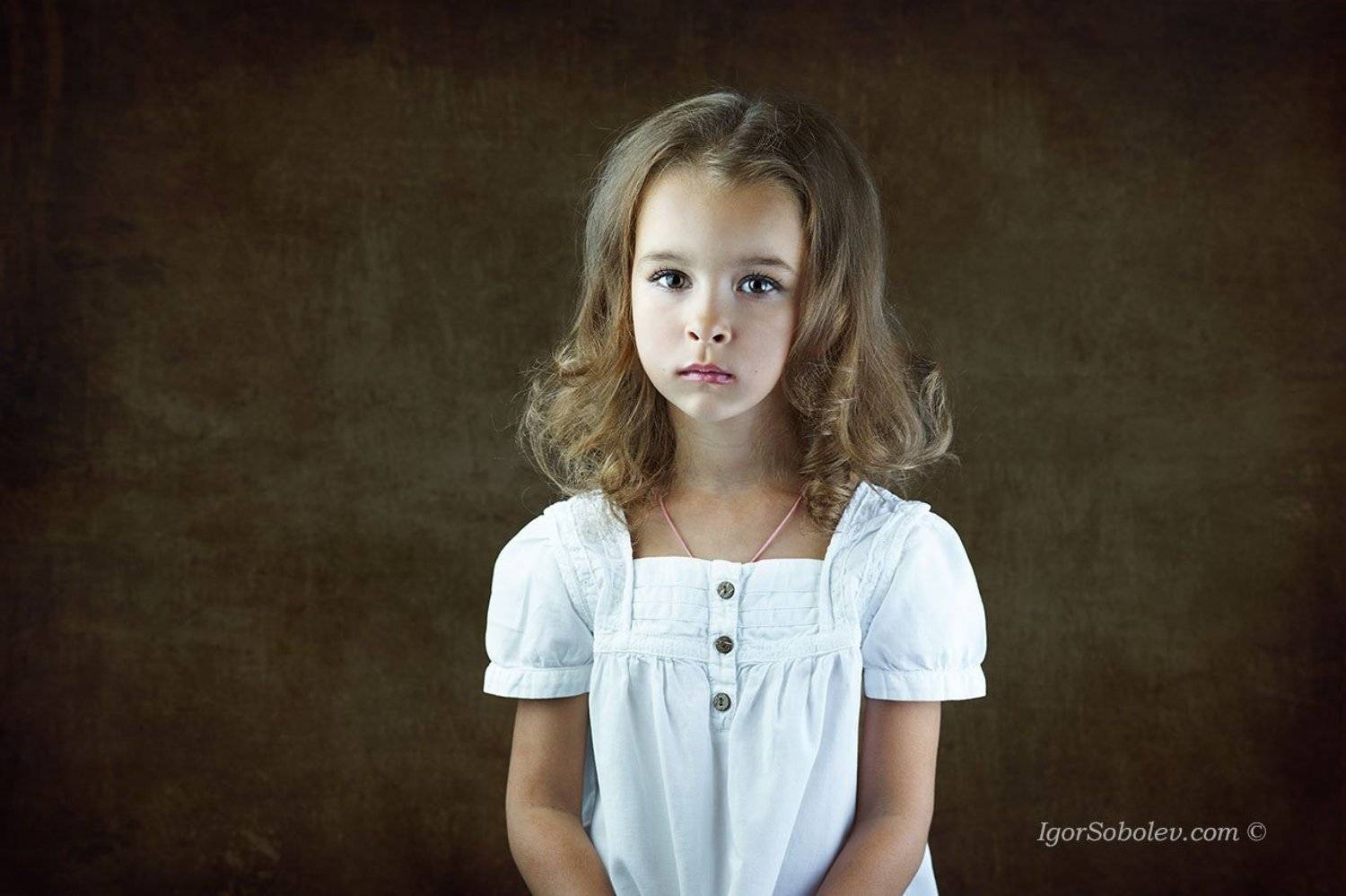 девочка, портрет,, Соболев Игорь