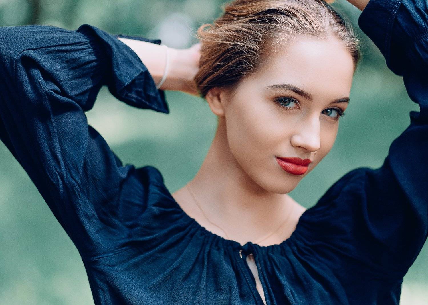 girl, female, pretty, model, outdoors, portrait, summer, Saulius Ke