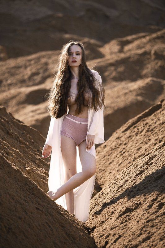 девушка, ню, nude, girl, light In the sands фото превью