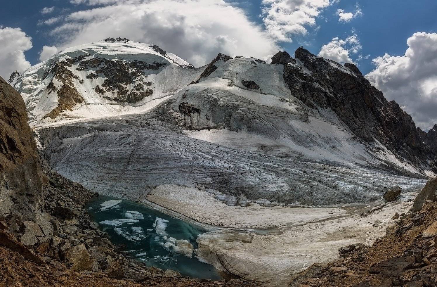 горы, озеро, перевал, Эстелла