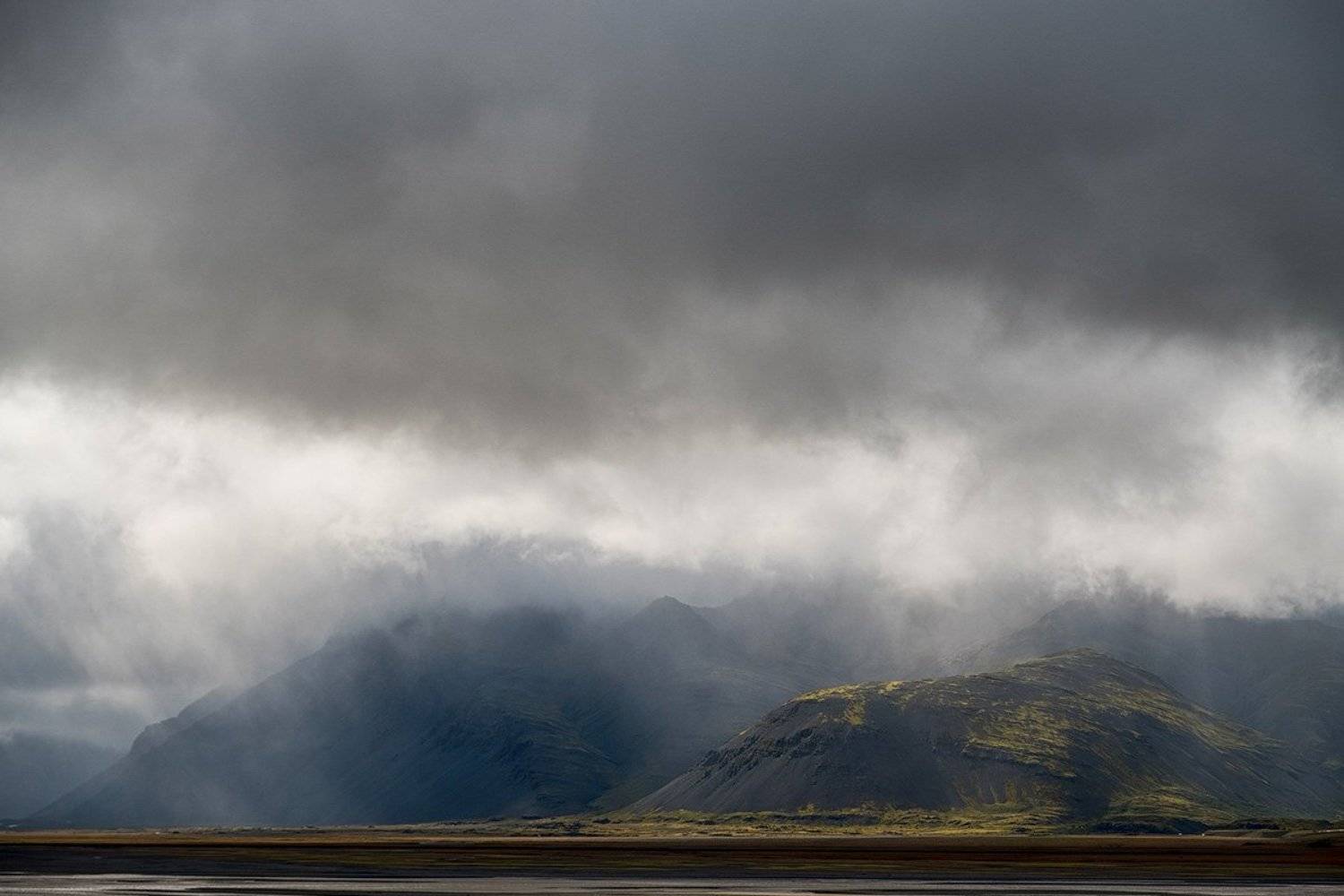 пейзаж, исландия, природа, путешествие, океан, гроза, дождь, горы, iceland, landscape, mountains, trip, traveling, rain, Станислав Дроздов