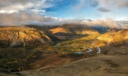 на Курайских холмах