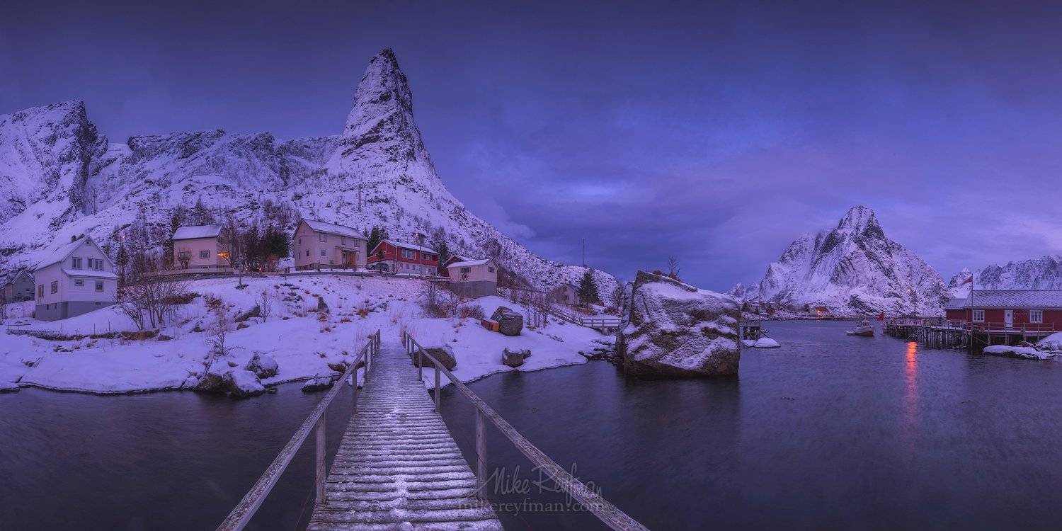 arctic coast; europe; fjord; landscape; light; lofoten archipelago; mountain; nature; nordic; nordland; north; norway; norwegian; ocean; outdoors; peaks; picturesque; rorbu; rorbuer; scandinavia; scenery; scenic; sea; sky; snowscape; water; weather; winte, Майк Рейфман