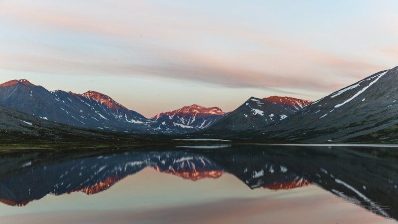 народа, приполярный урал, урал, горы, закат Народа фото превью