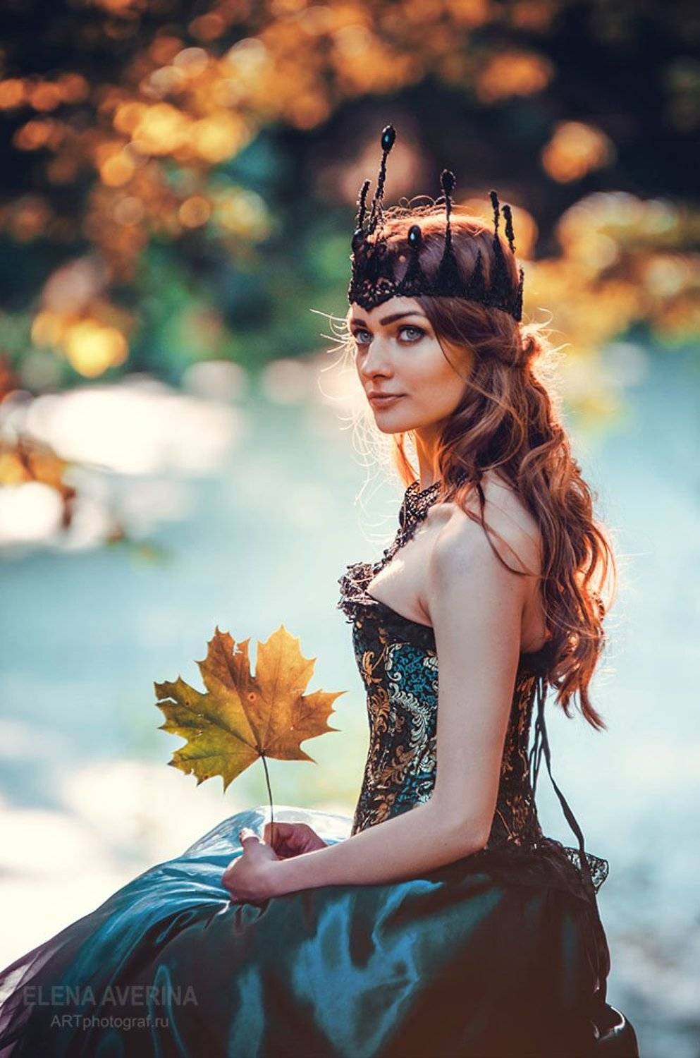 осень, листья, девушка, сентябрь, Аверина Елена