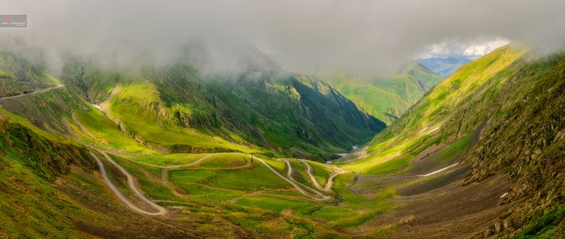 Грузия, Тушети, Перевал, Природа , Пейзаж, Дорогая Дорога в Тушети фото превью