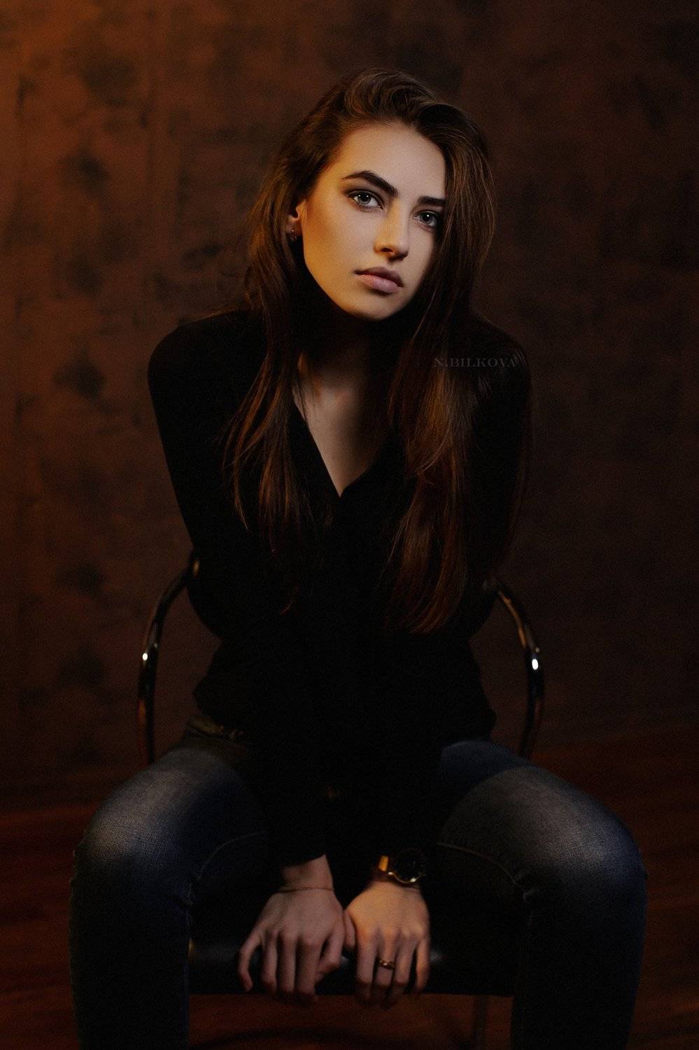 девушка студия портрет, Настя Былкова