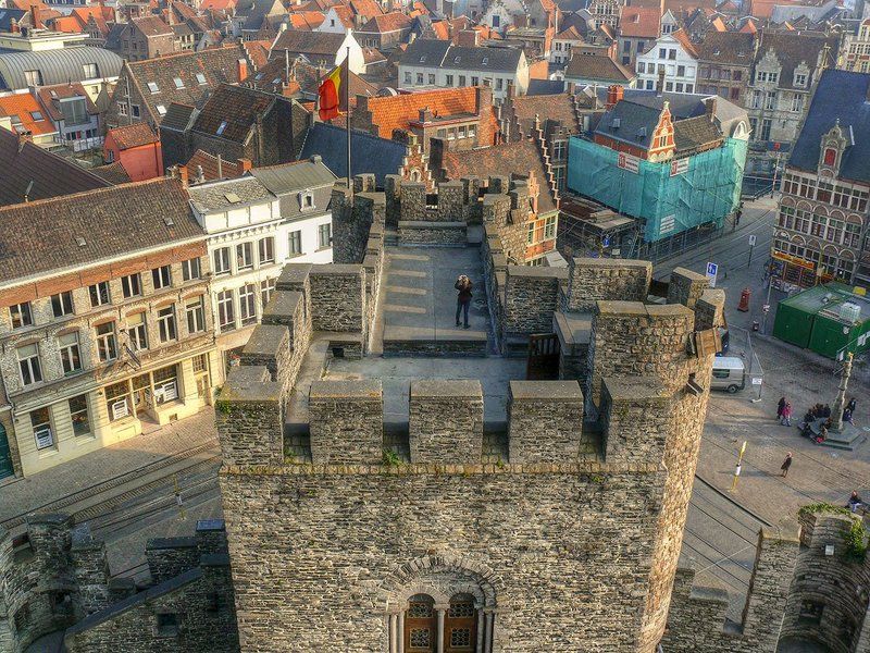 гент, башна, замок, фотофраф Коллега фото превью