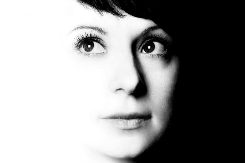 портрет, фотосессия, гламур, чернобелый портрет, монохром Настя фото превью