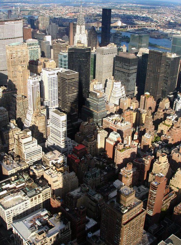 nyc, нью-йорк, манхэтан, город, тень Тень гиганта фото превью