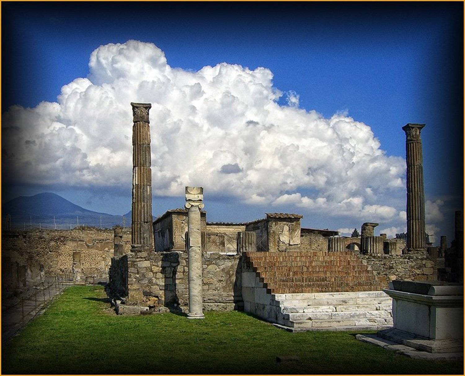 храм, аполлона, в, помпеях, везувий, Александр Миронов