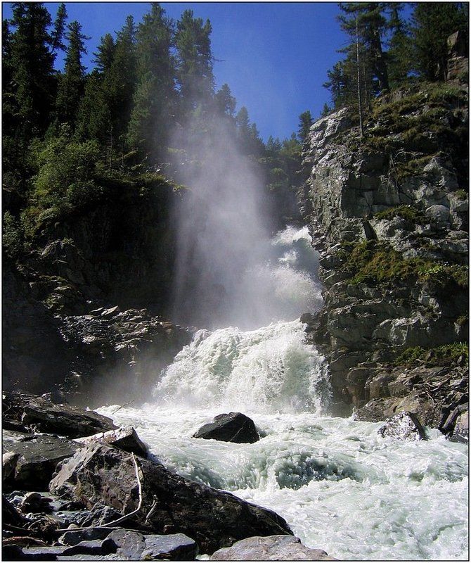 алтай, кони-айры Водопад Кони-Айры. фото превью