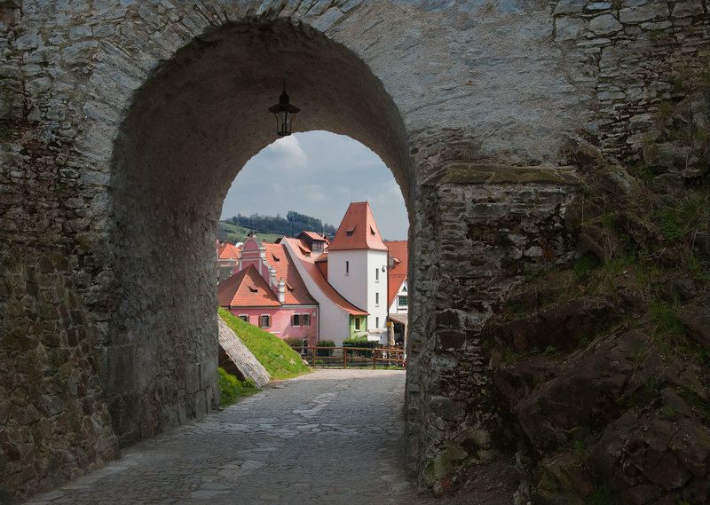 чехия,ч.крумлов,замок Ворота в прошлое фото превью