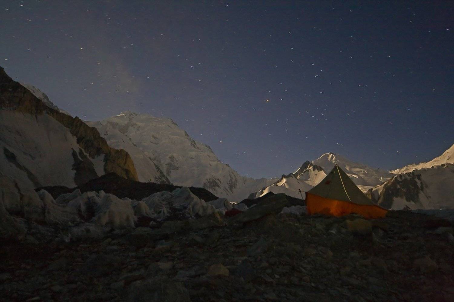памир, поход, под перевалом, бивачный., Андрей Chogori Громов