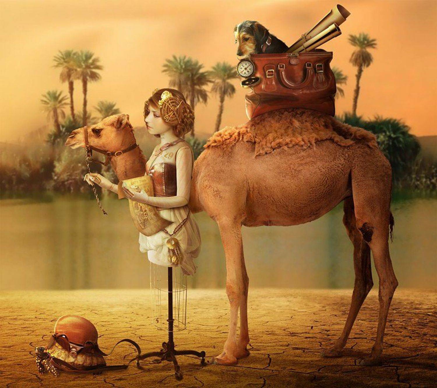 коллаж, фото арт, фотошоп, манекен, LLen29