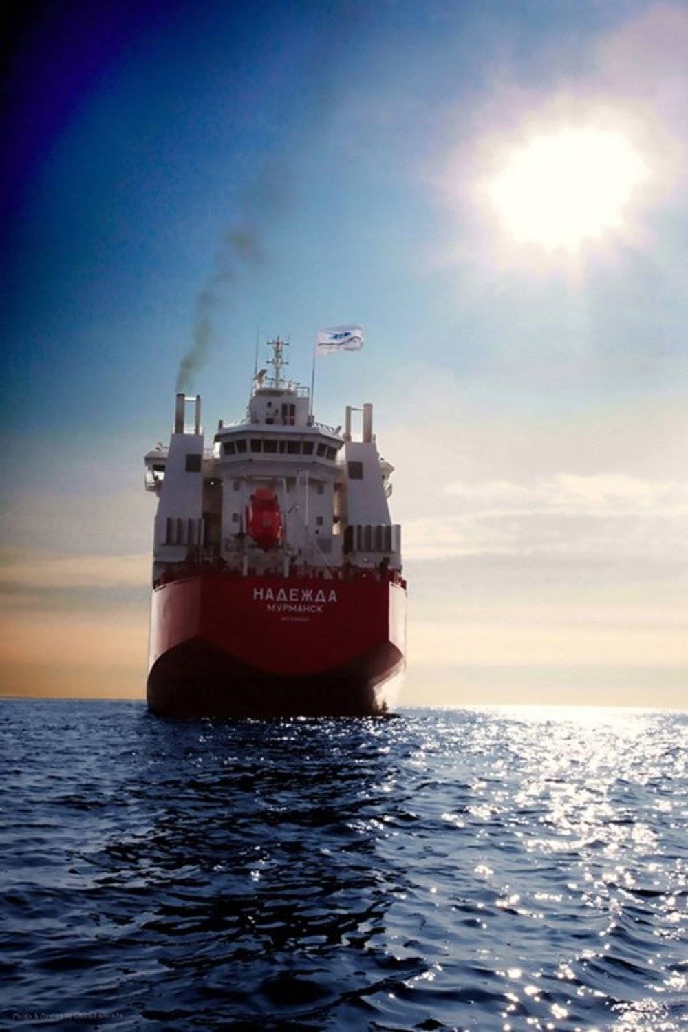\"надежда\" , закат, баренцево мое,, Leonid Shvarts