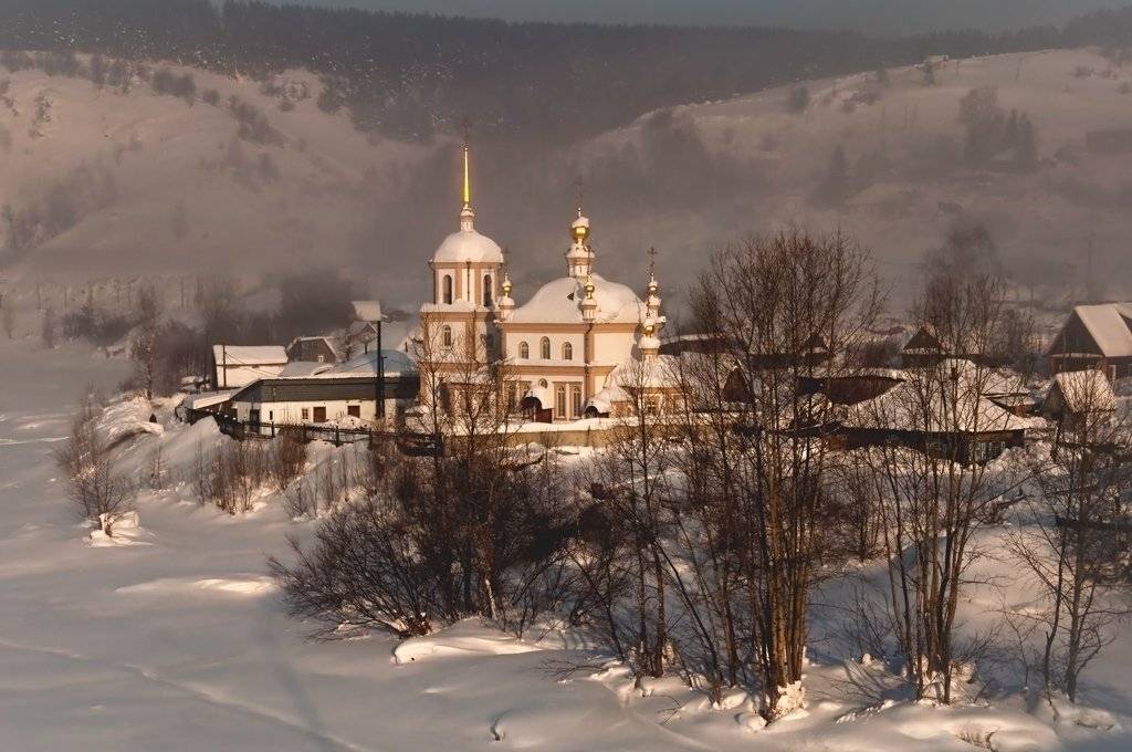 зима, утро, мундыбаш, GunterV