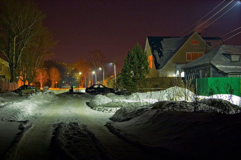 Зимняя ночь фото превью