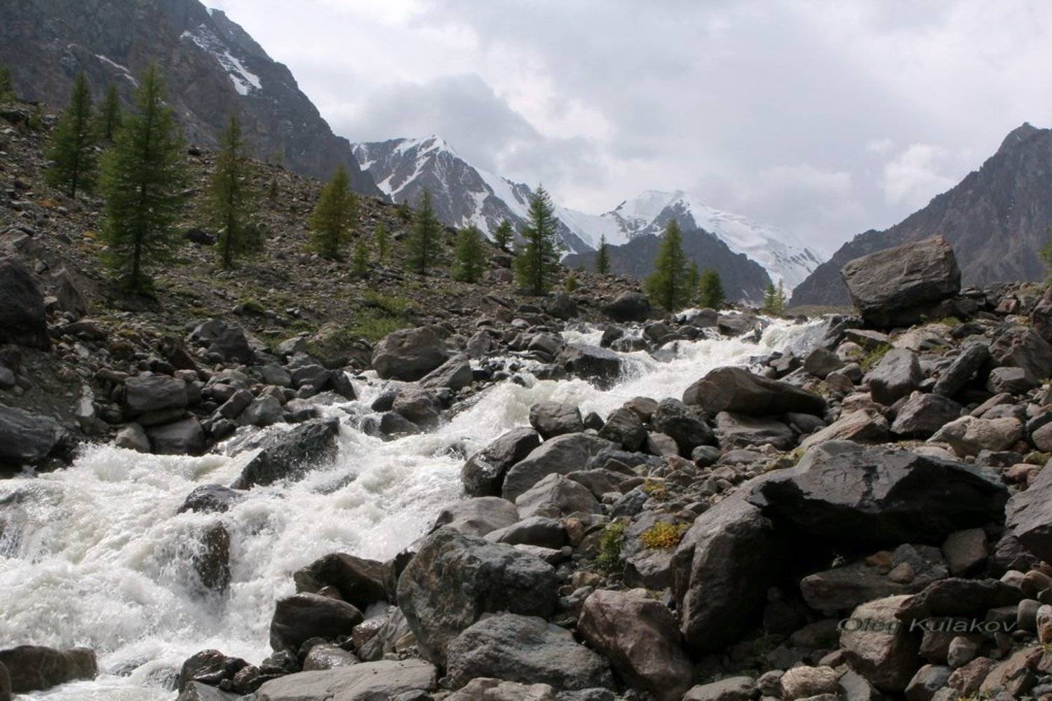 ущелье актру,горный алтай,горы, Олег Кулаков