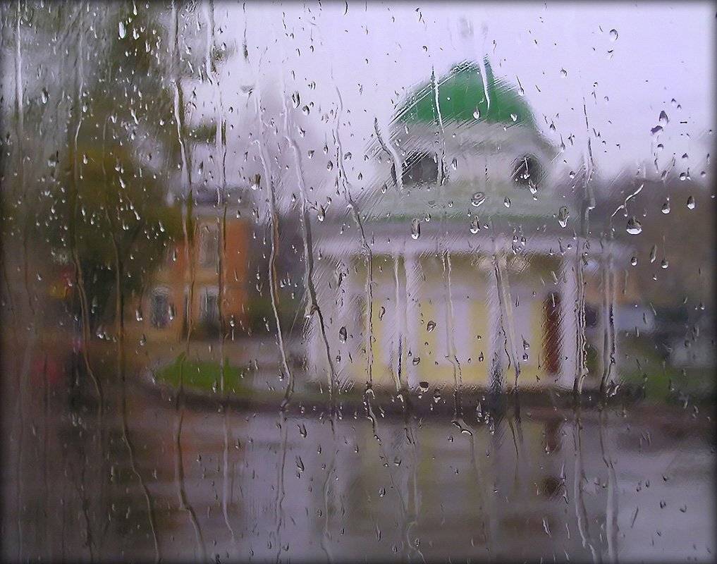 пейзаж, , осень, дождь, Зоя Лаптева