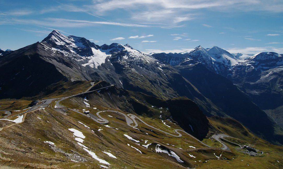 гросглокнер, австрия, дорога, серпантин, Людмила Прокофьева