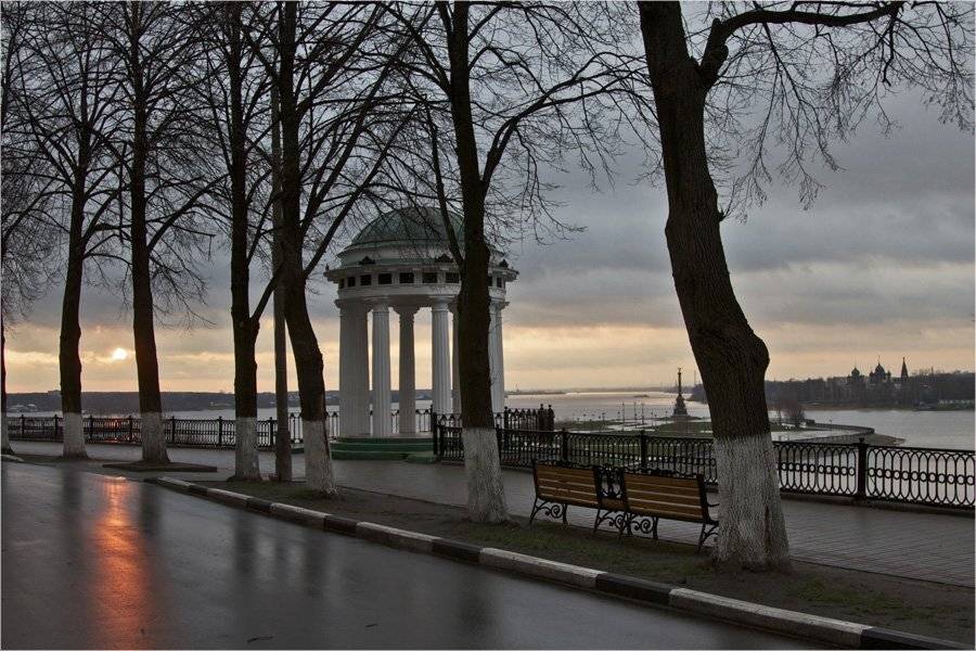 город,ярославль,осень,утро,восход,пейзаж,отражение., СПИРИДОНОВ НИКОЛАЙ