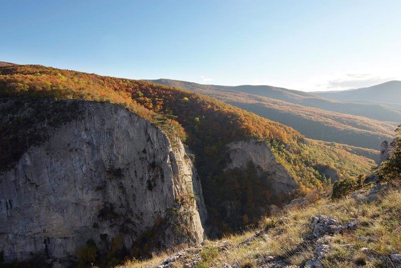 Большой каньон. Сверху вниз. фото превью