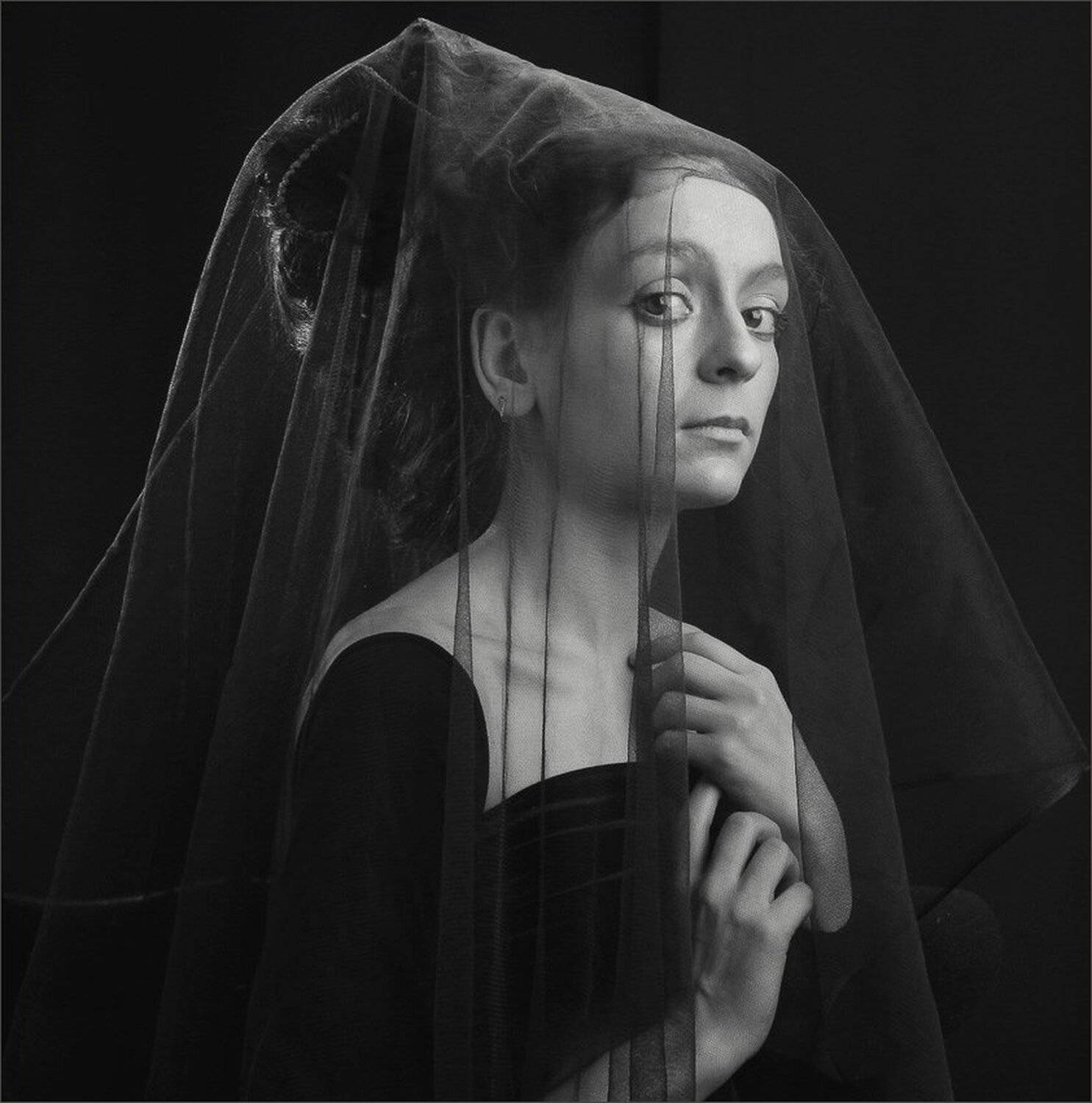 дама, вуаль, образ.., Надежда Колдышева