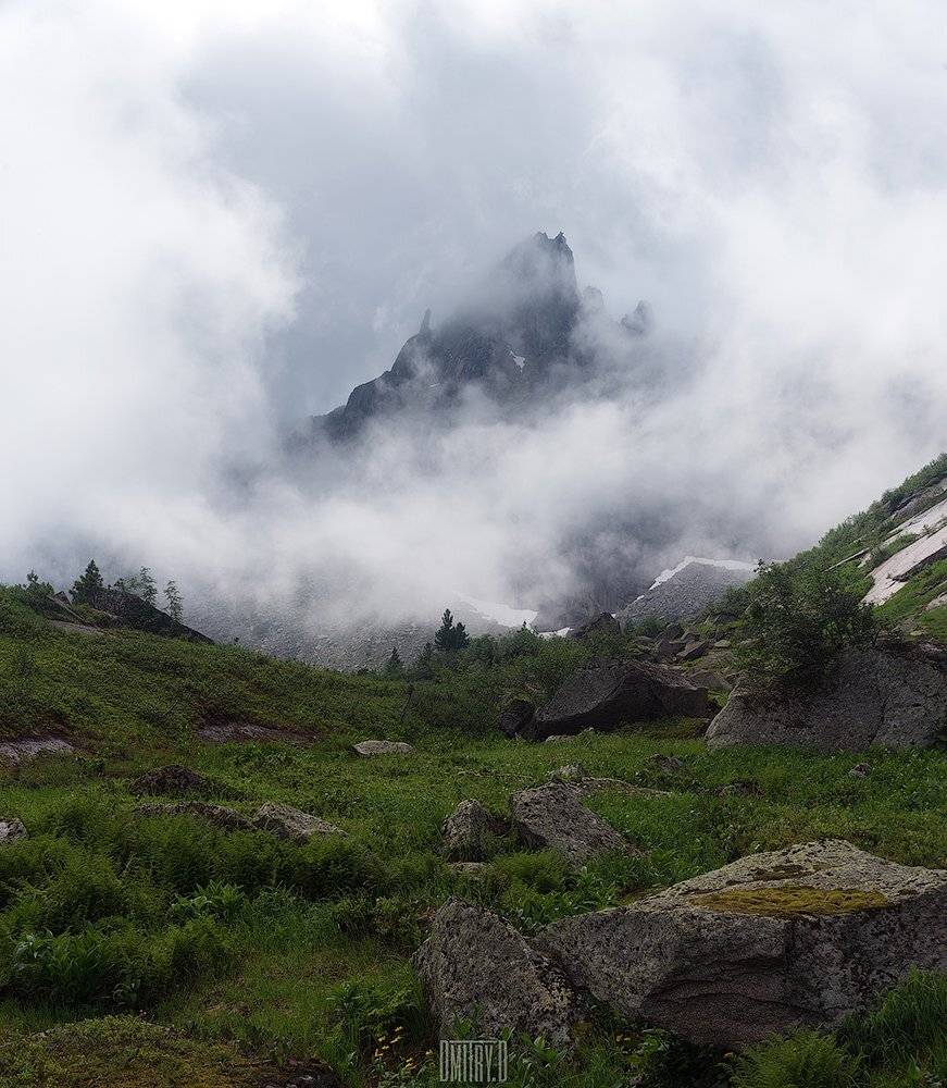 ергаки, пейзаж, горы, озеро, россия, облака, горы,, Дмитрий Доронин