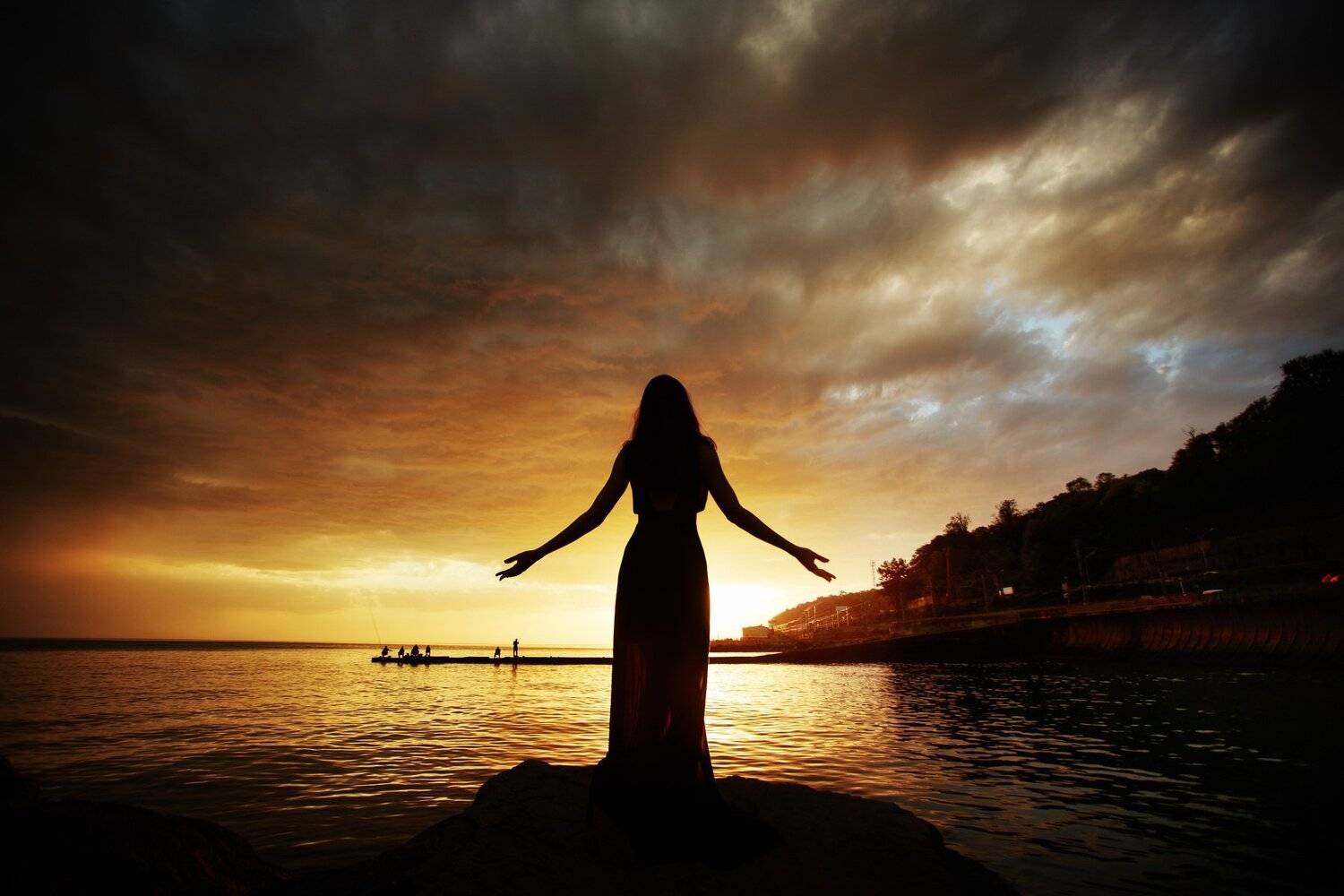 портрет фотография арт закат море небо гармония, Наталья Санникова