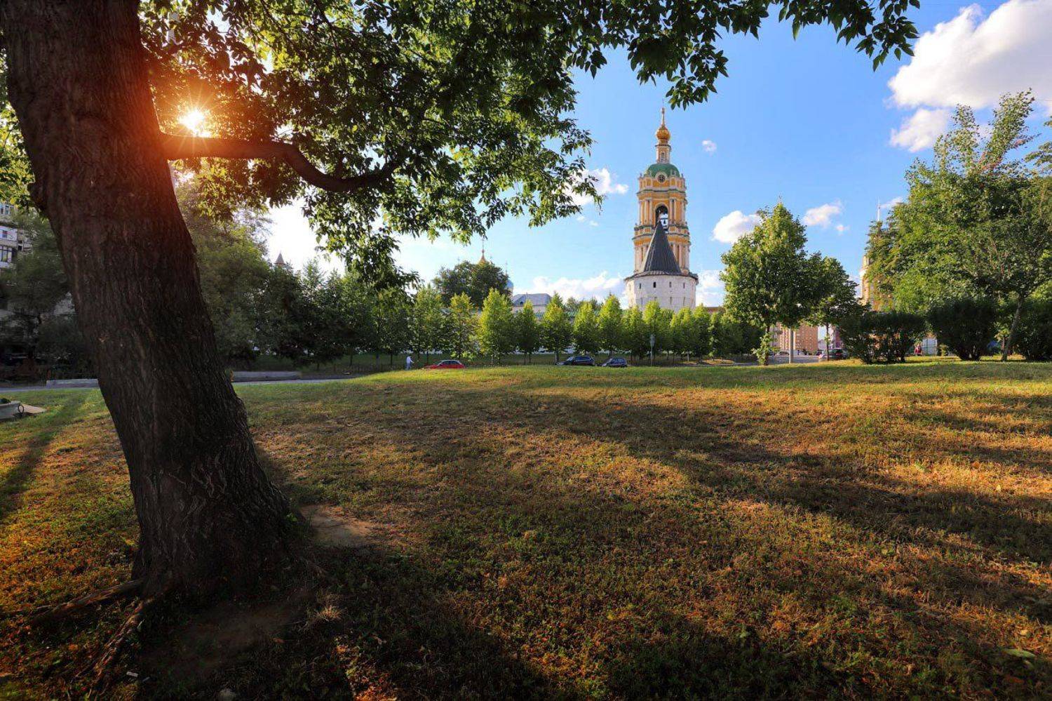 новоспасский монастырь, москва, солнце, Виктор Климкин