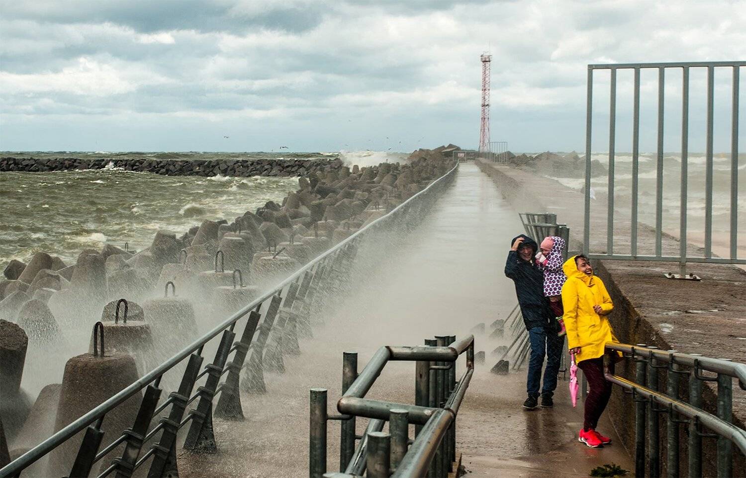 sea,storm,waves,sky, Daiva Cirtautė