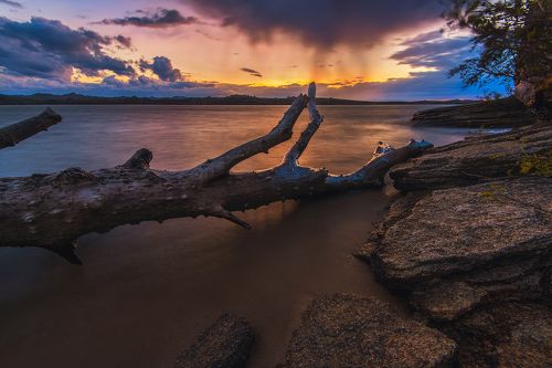 Вечер на Колыванском озере