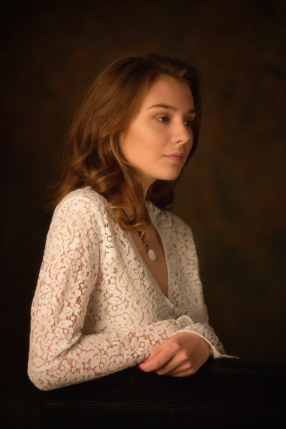 портрет, девушка, Алексей Назаров