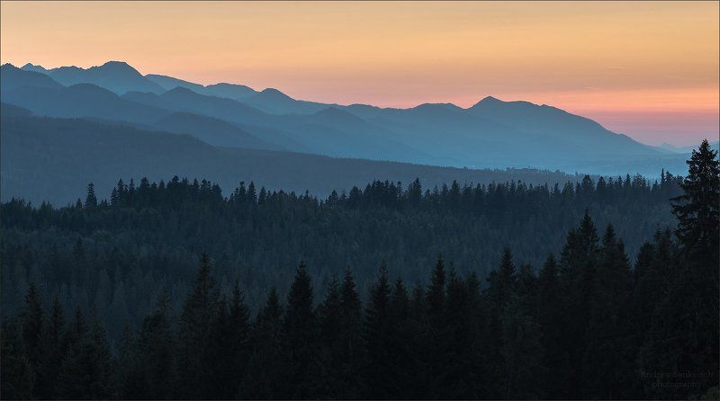 татры, tatras, lake, sunset High Tatras фото превью
