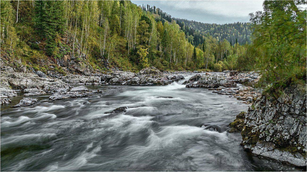 пейзаж, осень, река, Александр Потапов