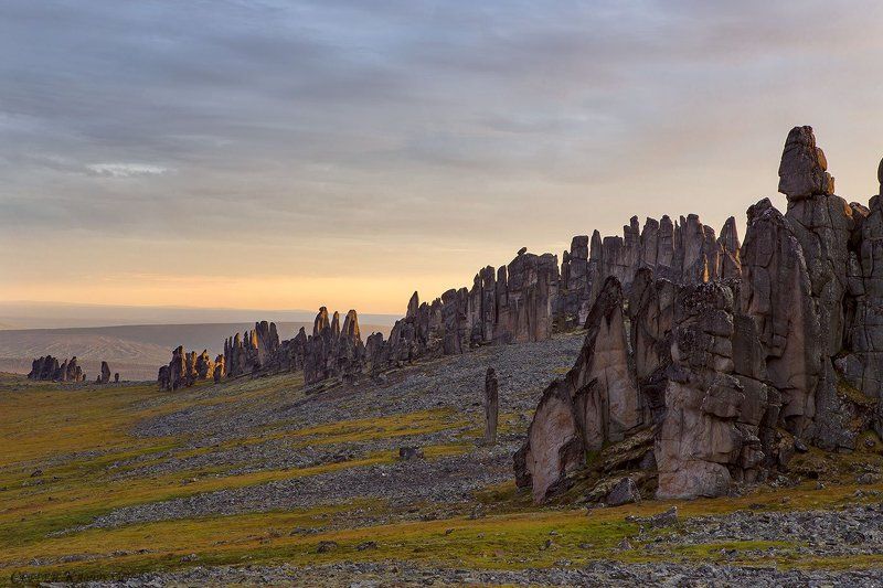 якутия, улахан-сис, уникальный ландшафт Гранитные города Улахан-Сис. фото превью