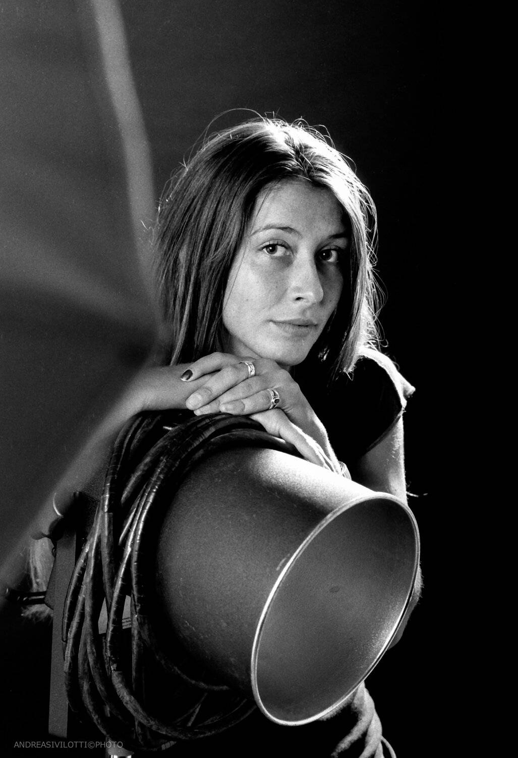 Portrait Photo Photography Ritratto Model Fashion Moda Girl Woman Italy B&W, Андреа Сивилотти