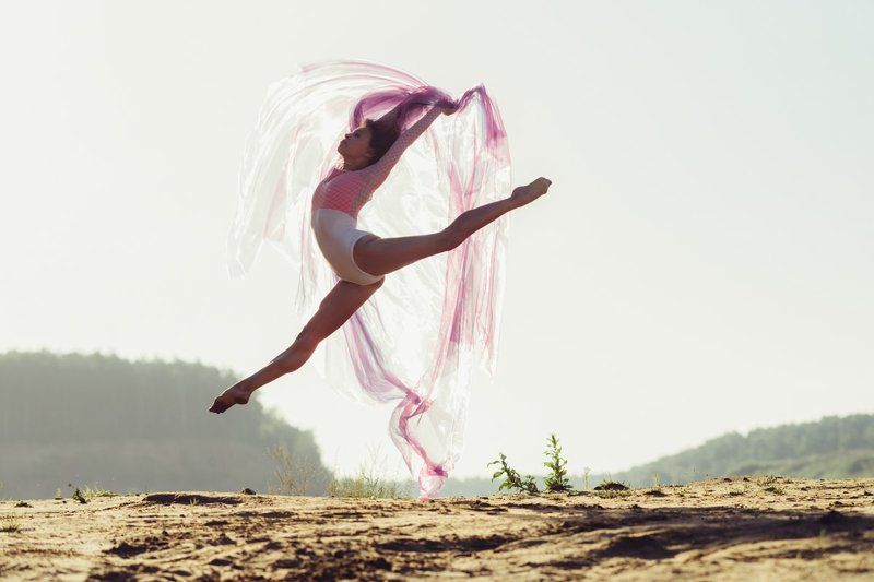 Балет, утро, портрет, солнце, прыжок, полёт Птица фото превью