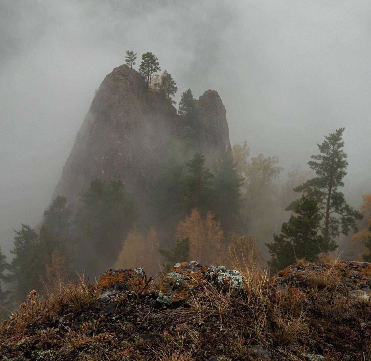 скальный массив иглы. торгашинский хребет., Марина Фомина